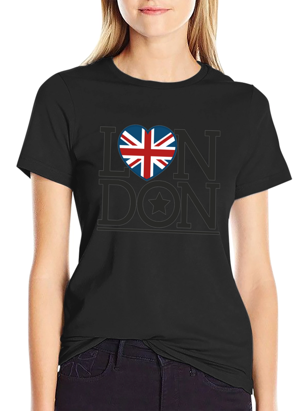 I Heart London Union Jack Graphic Tee