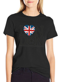 I Heart London Union Jack Graphic Tee