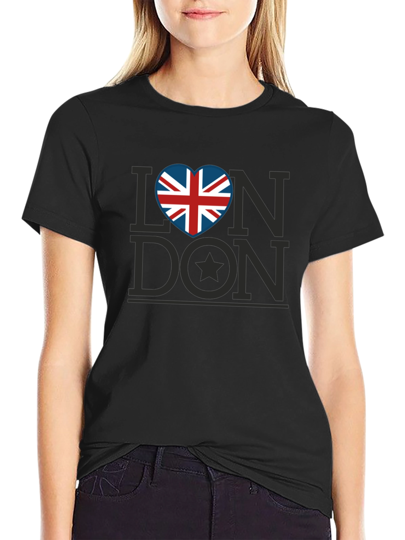 I Heart London Union Jack Graphic Tee