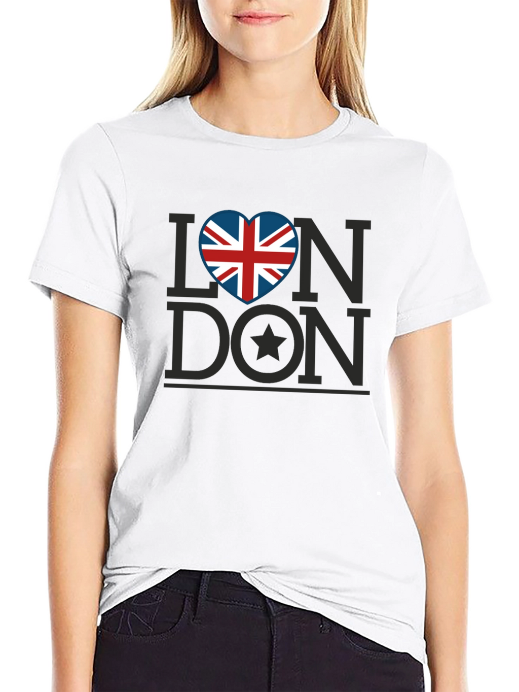 I Heart London Union Jack Graphic Tee