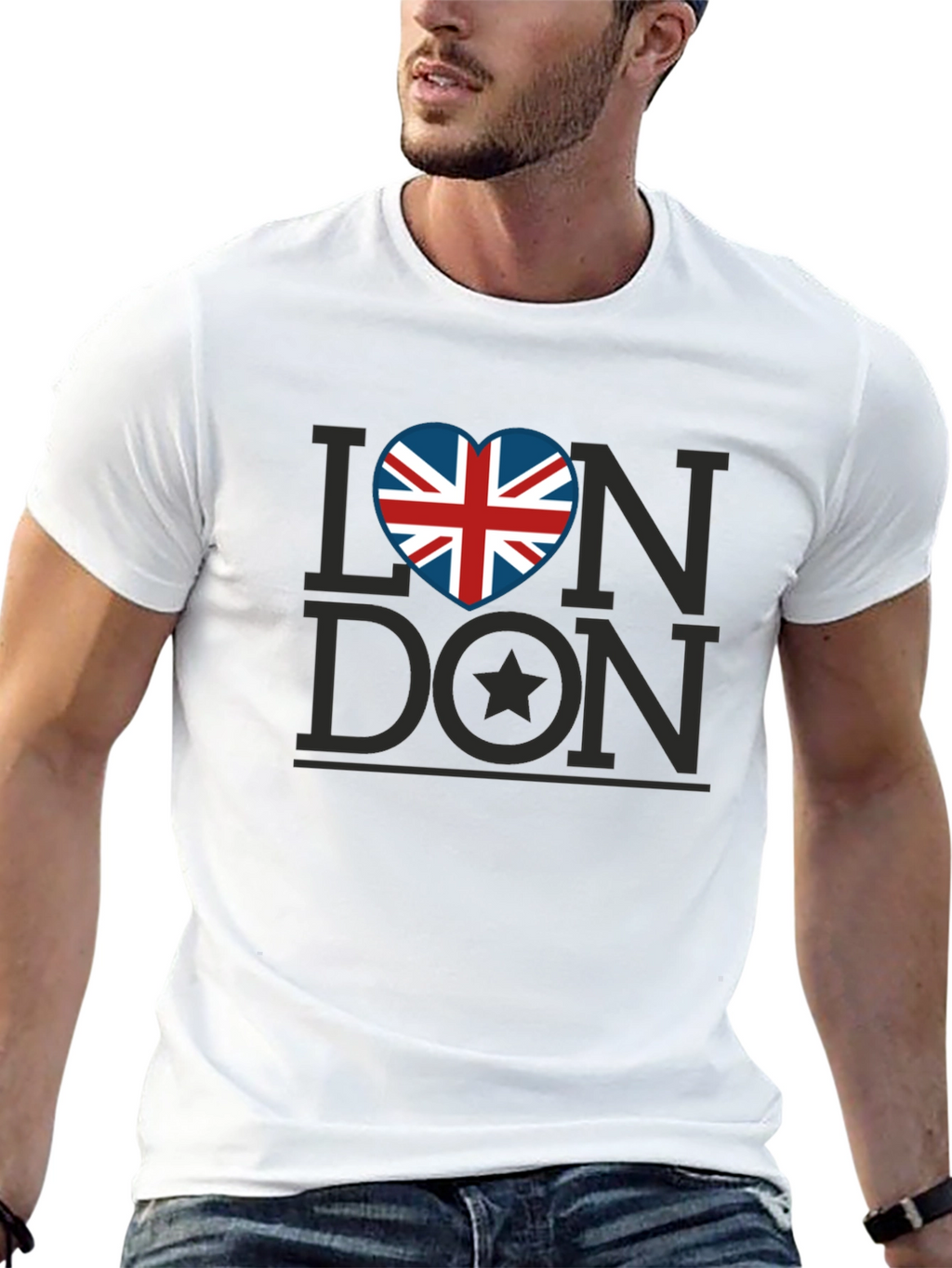 I Heart London Union Jack Graphic Tee