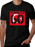 Turkey Flag Graphic Tee - Stylish Patriotic T-Shirt