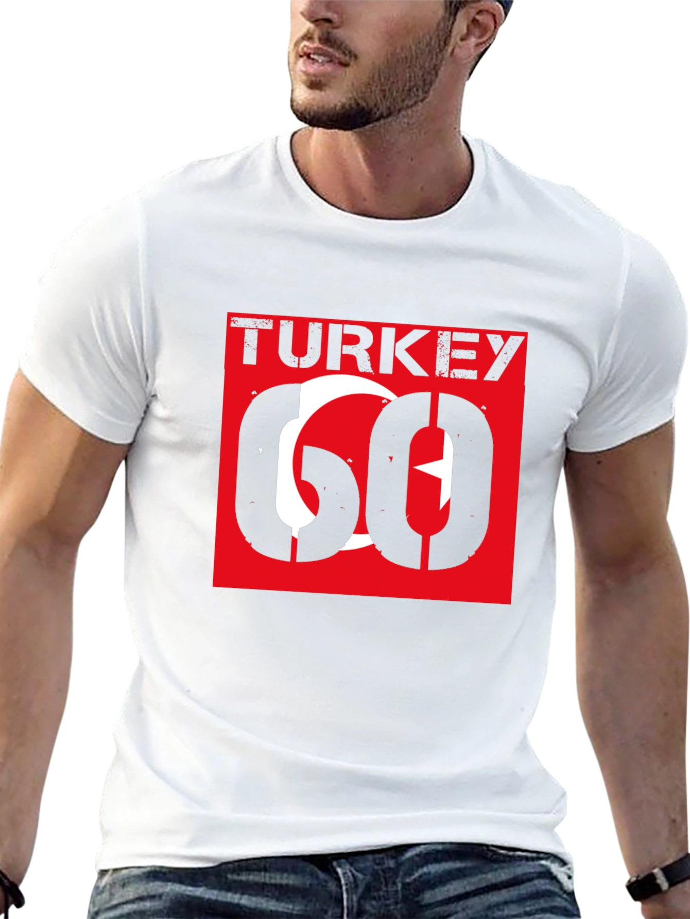 Turkey Flag Graphic Tee - Stylish Patriotic T-Shirt