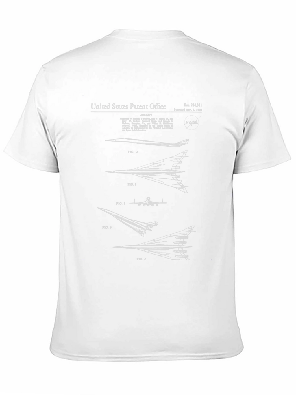 NASA Patent Blueprint T-Shirt