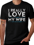 Funny Fishing T-Shirt: I Really Love My Wife