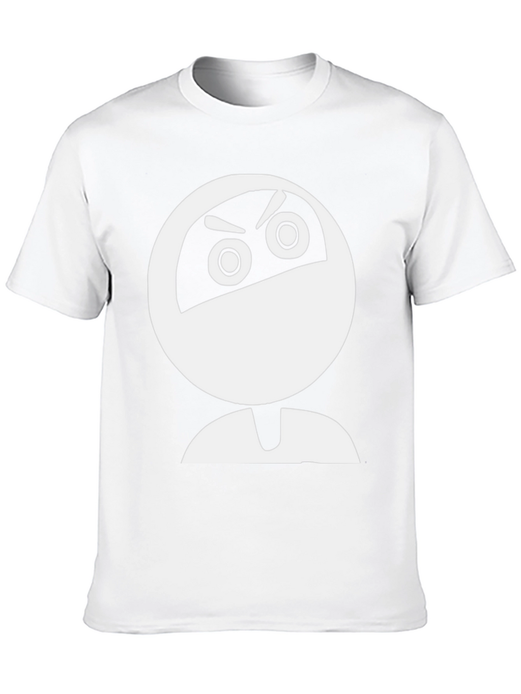 Ninja Cartoon Graphic Black T-Shirt