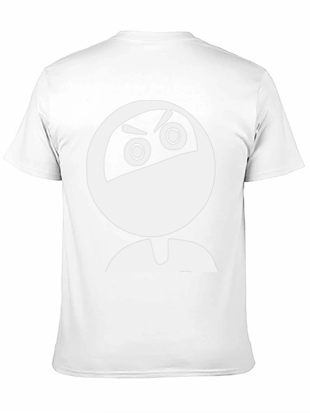 Ninja Cartoon Graphic Black T-Shirt
