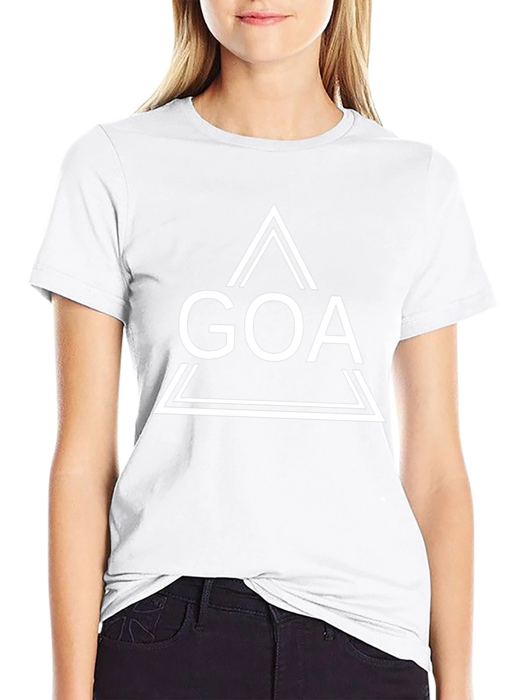 GOA Graphic Print Black T-Shirt - Casual Wear
