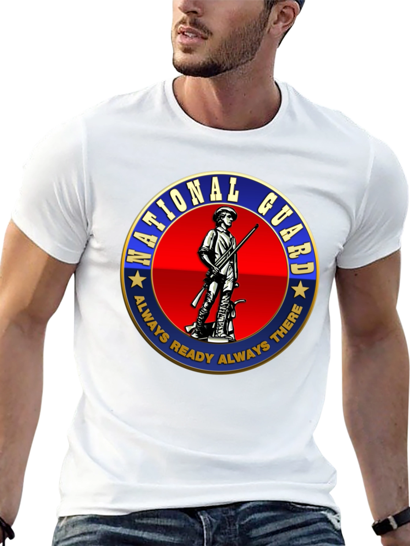 National Guard Patriotic T-Shirt