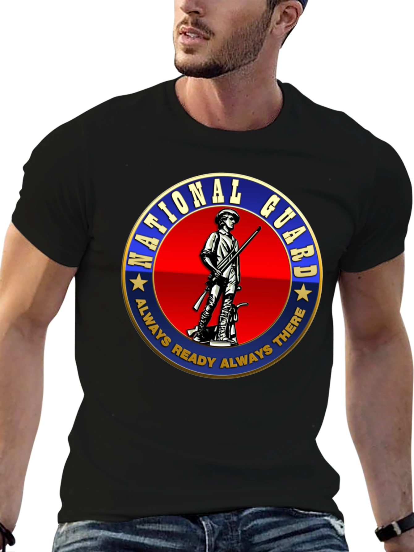 National Guard Patriotic T-Shirt