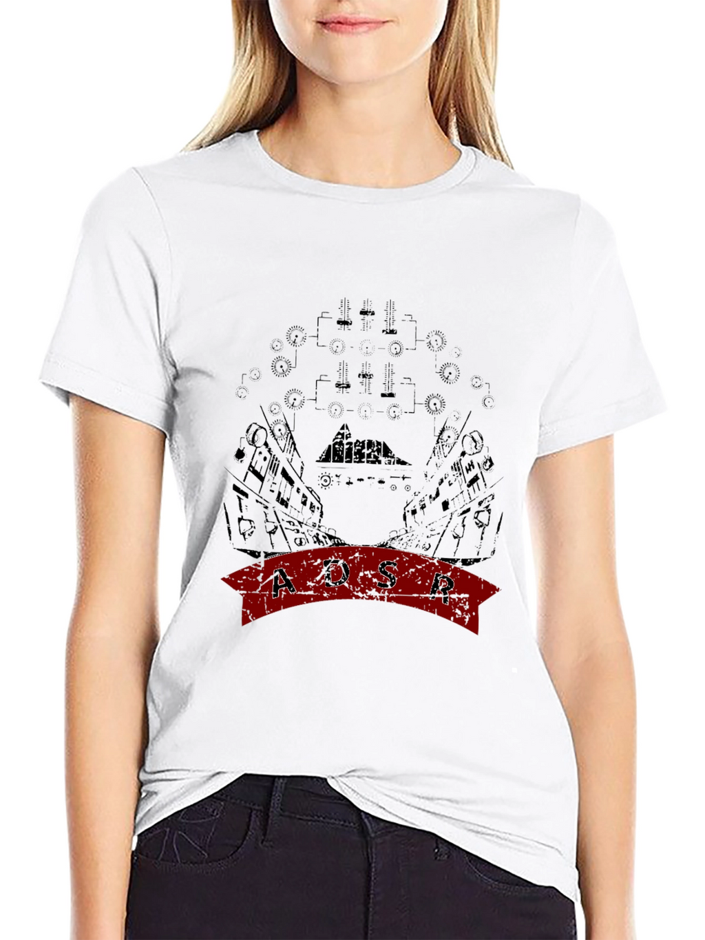 ADSR Graphic Black T-Shirt