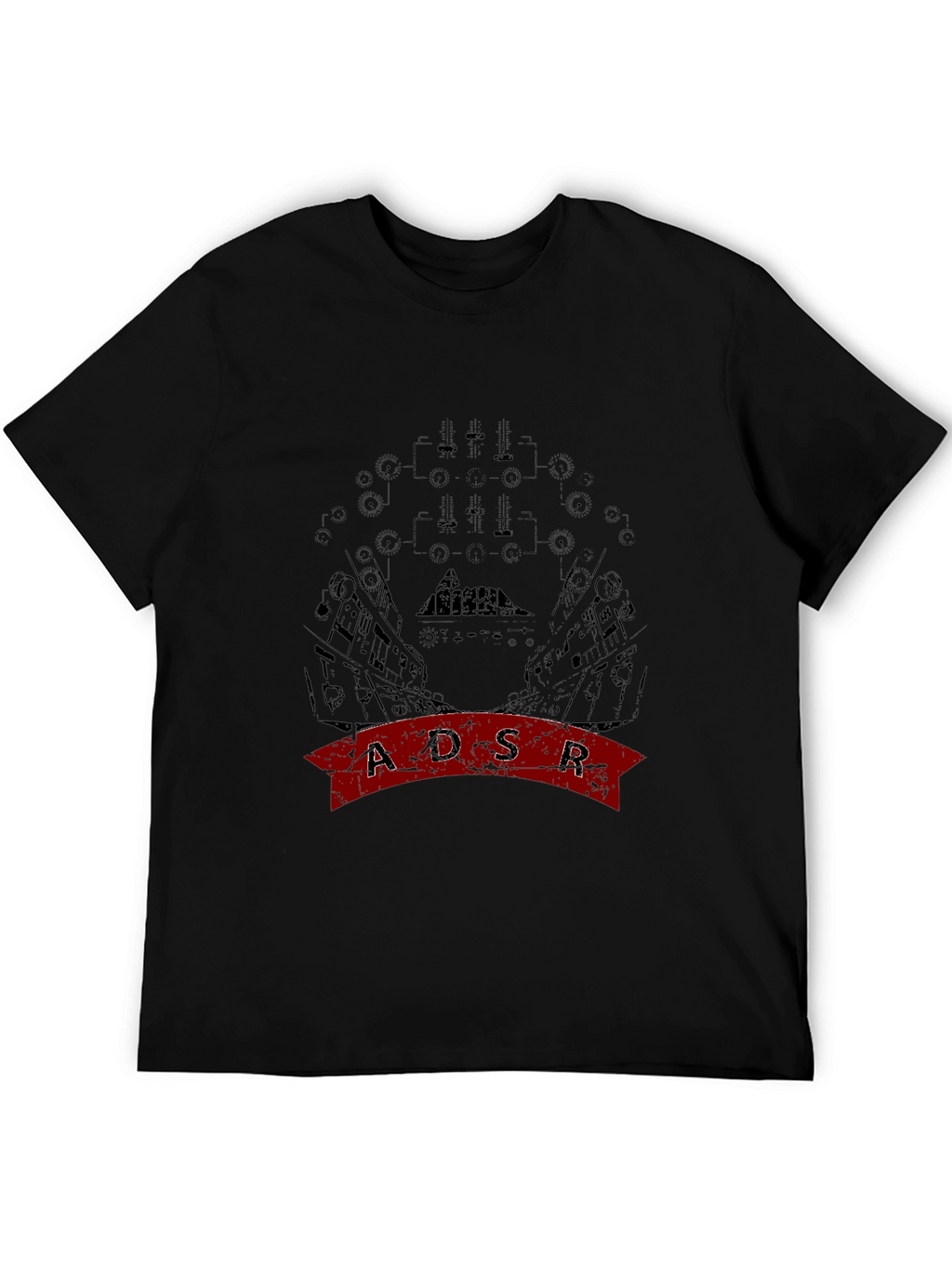 ADSR Graphic Black T-Shirt