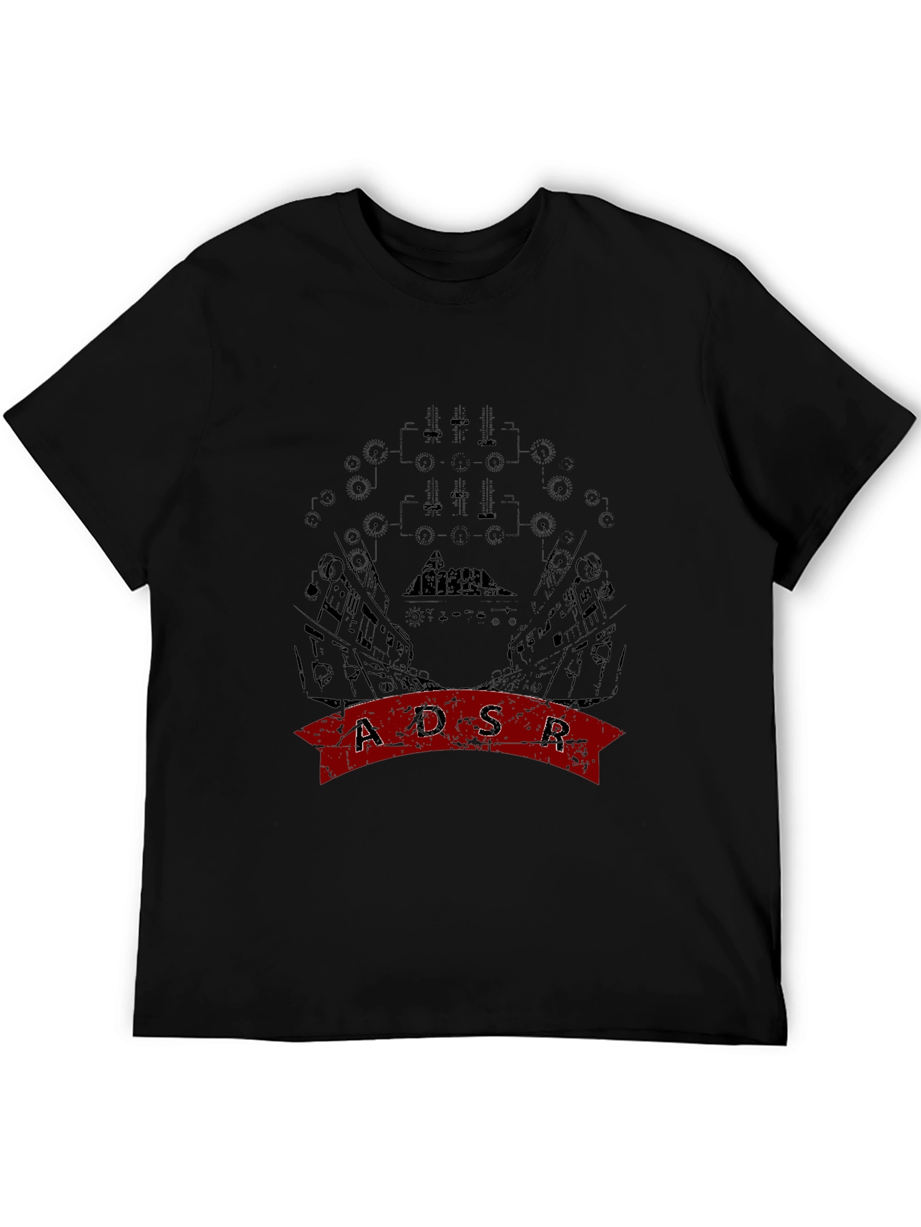 ADSR Graphic Black T-Shirt