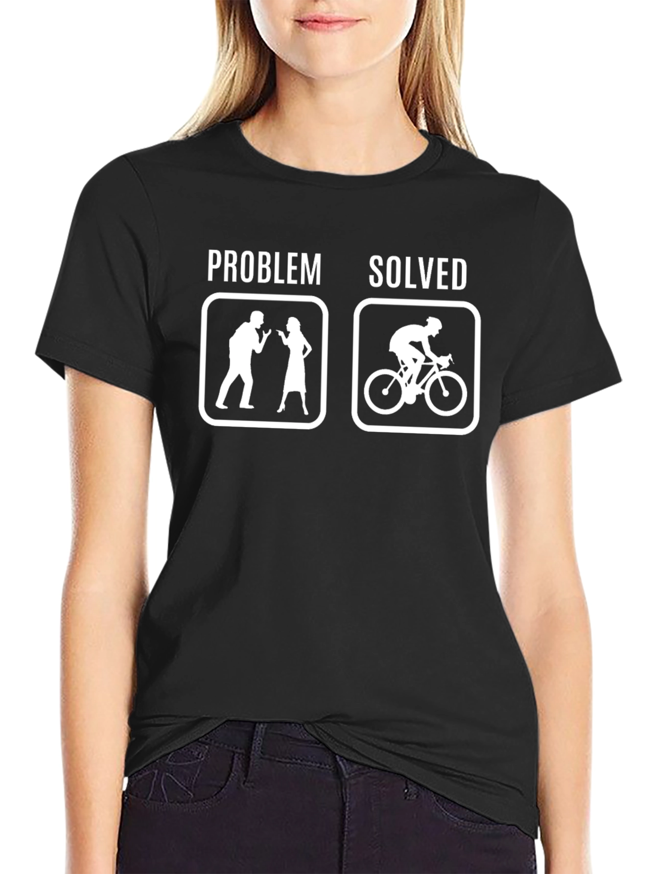 Problem Solved Biking T-Shirt