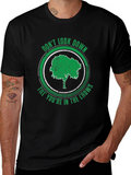Dont Look Down Tree Graphic T-Shirt