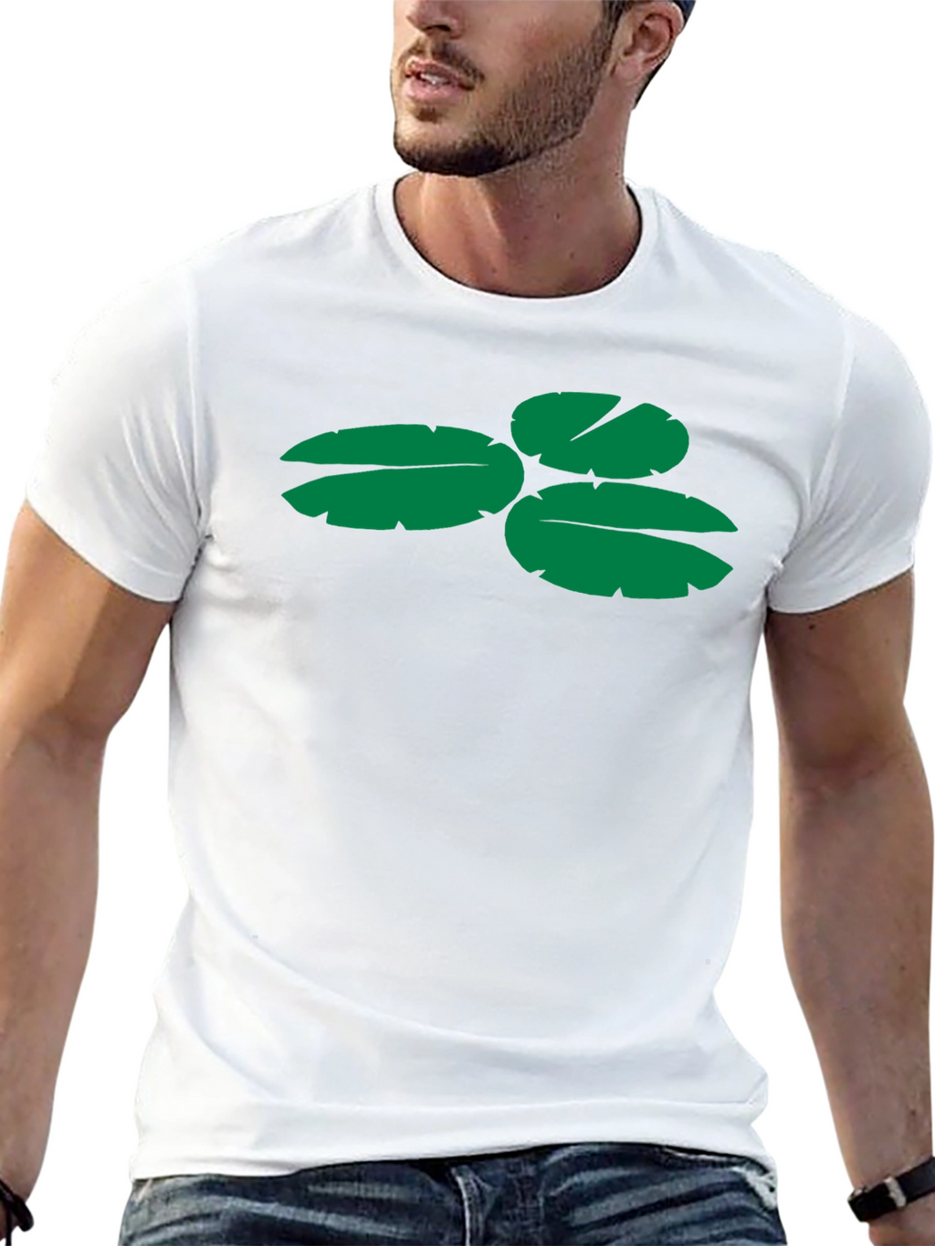 Lily Pad Graphic Tee - Black Casual Shirt