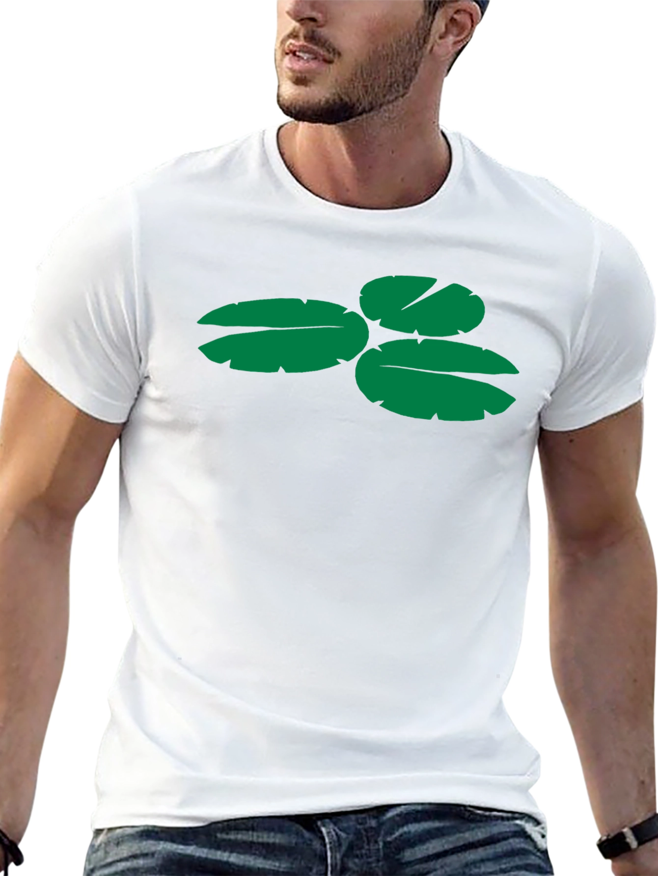 Lily Pad Graphic Tee - Black Casual Shirt