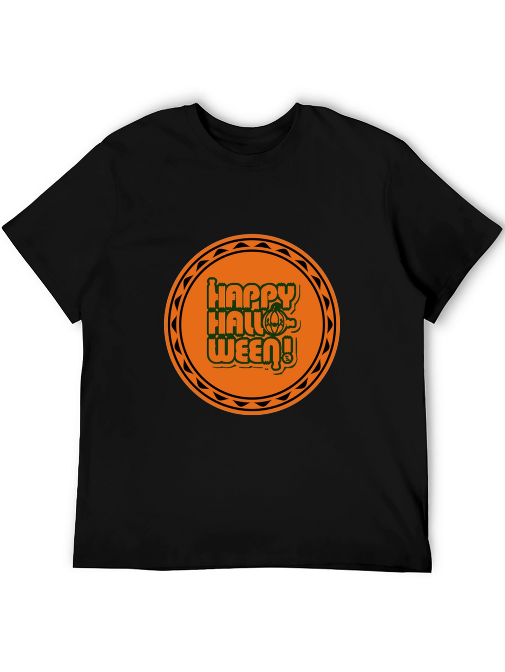 Happy Halloween T-Shirt - Black