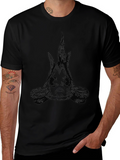 Black Goldfish Graphic Tee - Unique Design