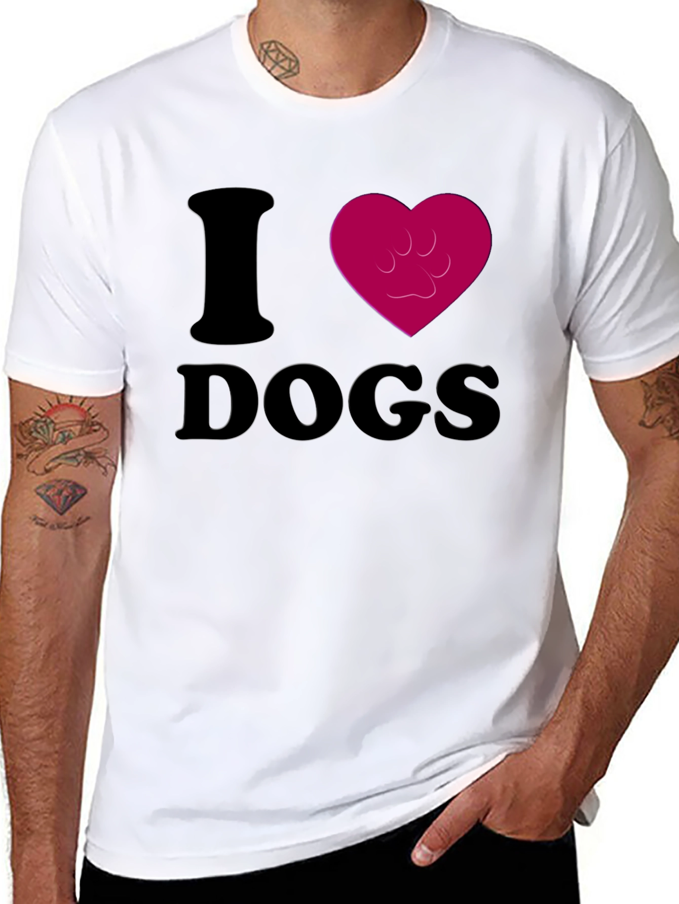 I Heart Dogs Graphic Tee