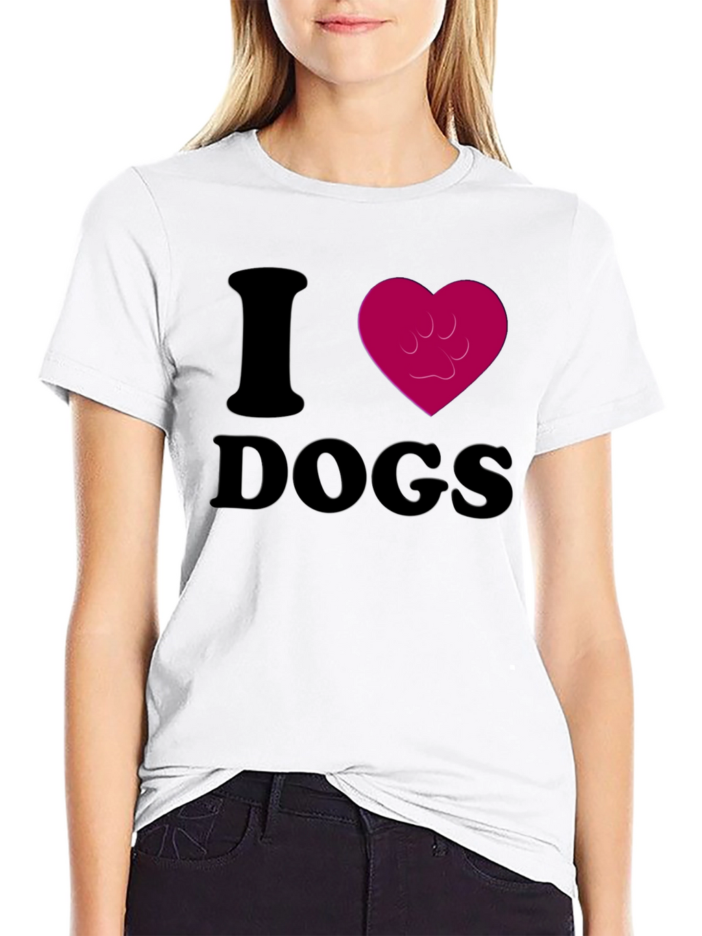 I Heart Dogs Graphic Tee