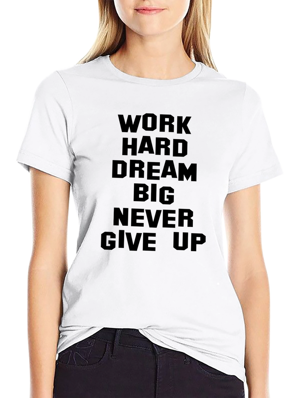 Inspirational Work Hard Graphic Tee