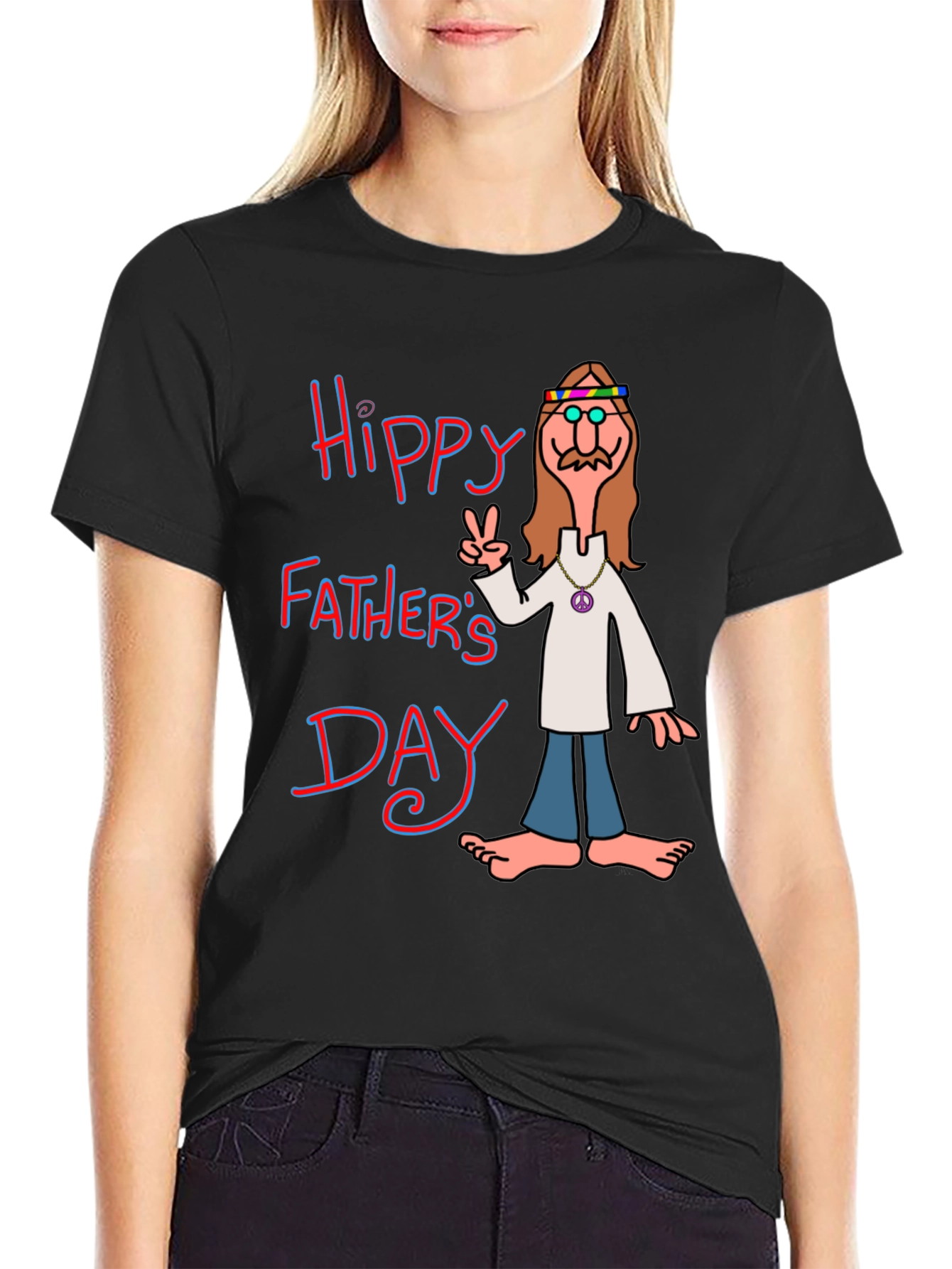 Hippy Fathers Day T-Shirt
