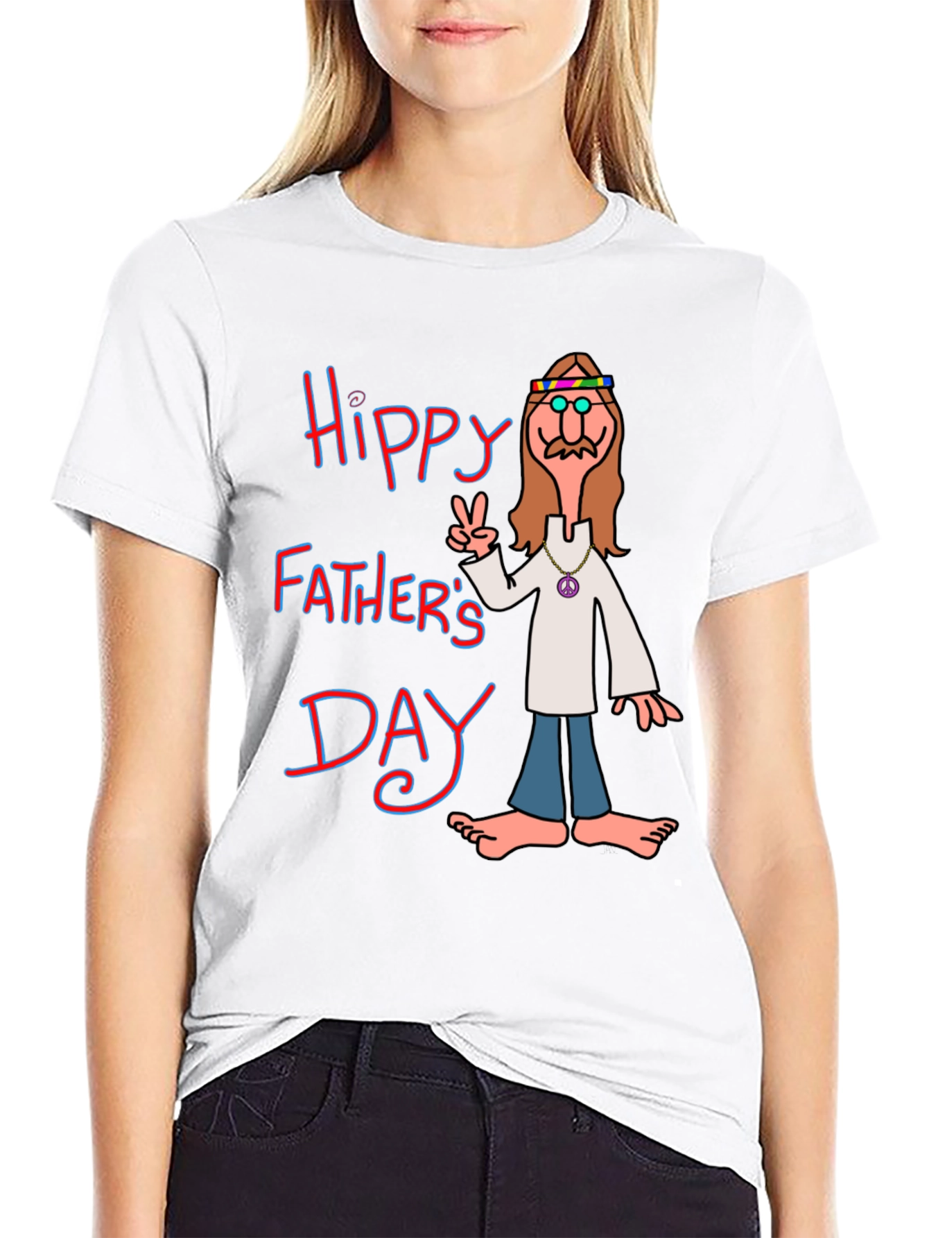Hippy Fathers Day T-Shirt