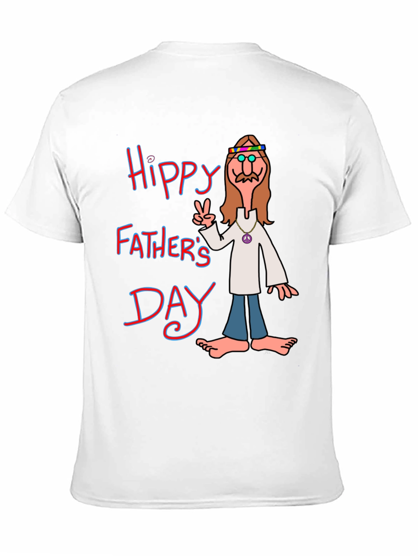 Hippy Fathers Day T-Shirt
