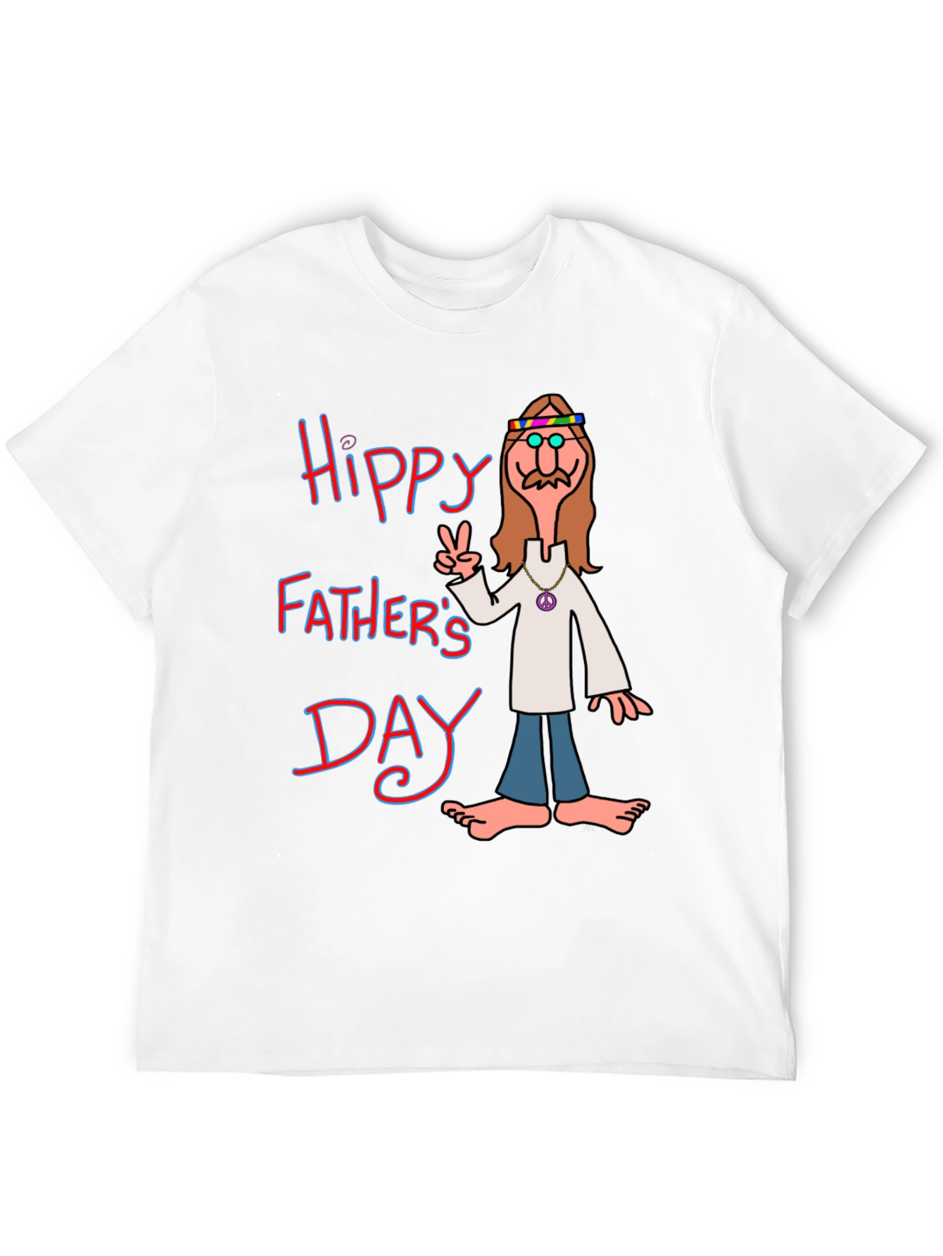 Hippy Fathers Day T-Shirt