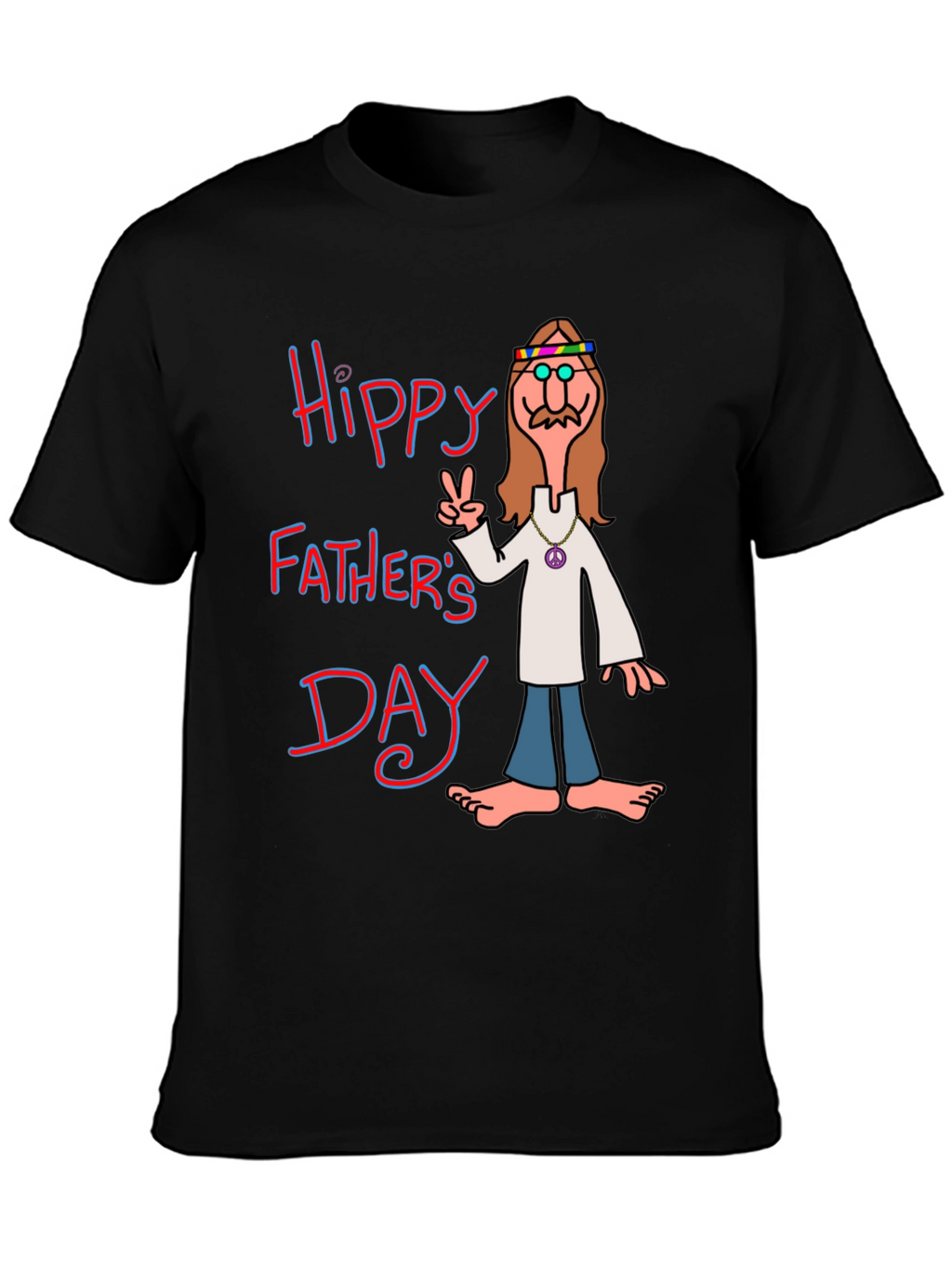 Hippy Fathers Day T-Shirt