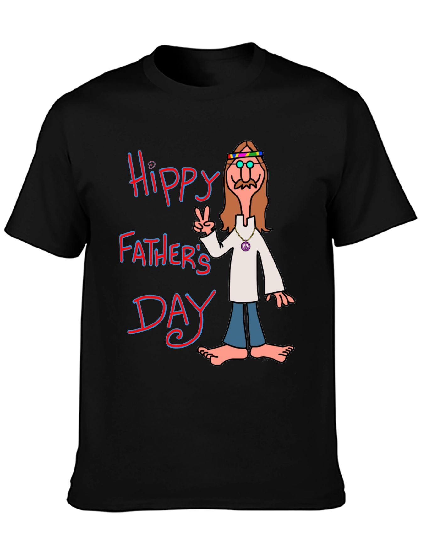 Hippy Fathers Day T-Shirt