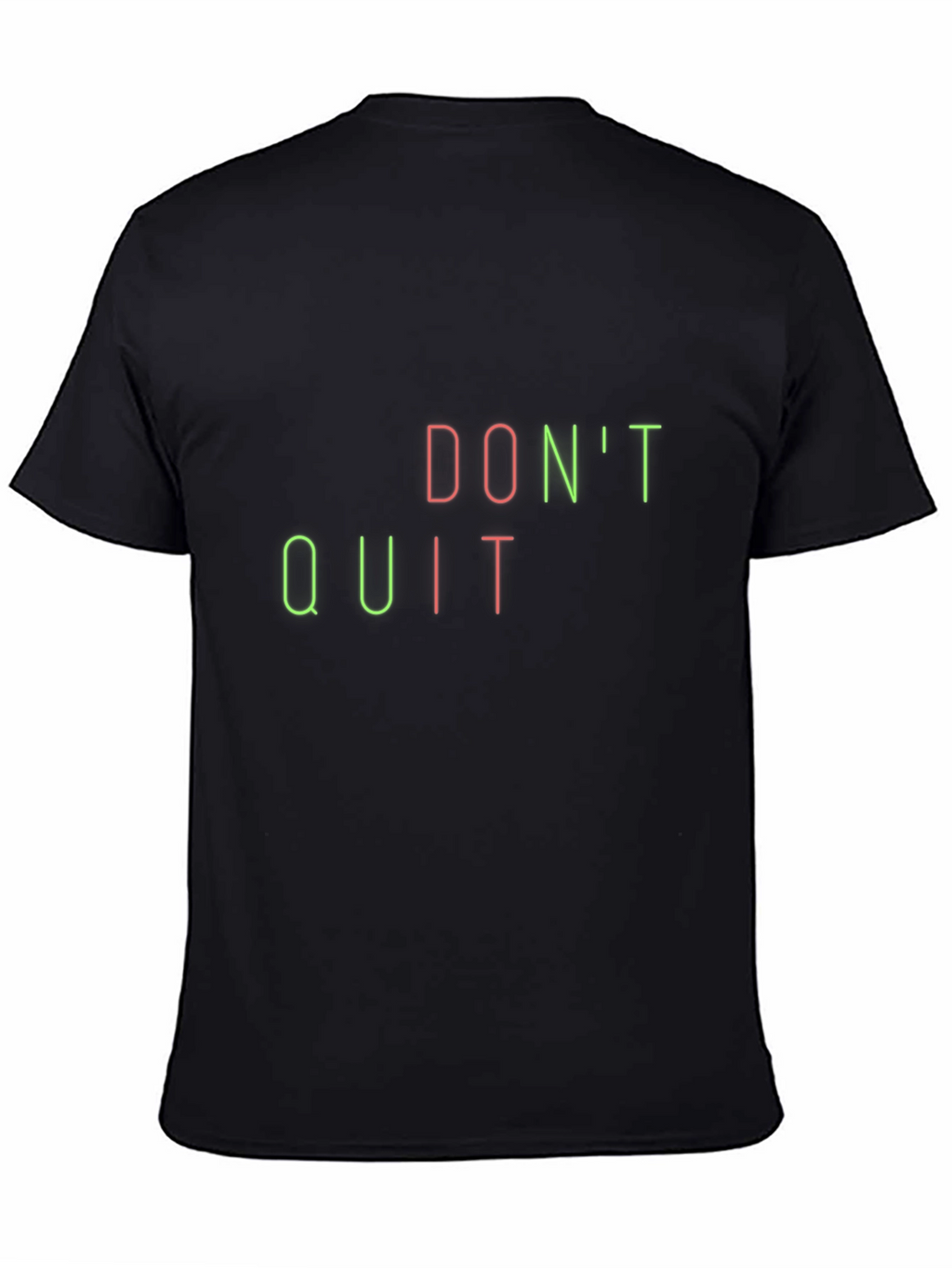 Dont Quit Graphic Tee - Motivational Fitness Shirt