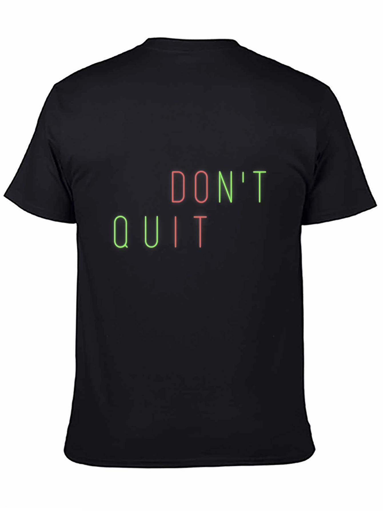 Dont Quit Graphic Tee - Motivational Fitness Shirt