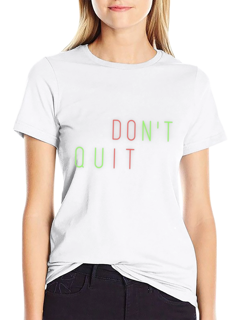 Dont Quit Graphic Tee - Motivational Fitness Shirt