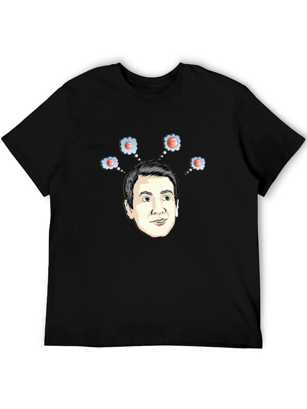 Basketball Dreams T-Shirt - Funny Cartoon Tee