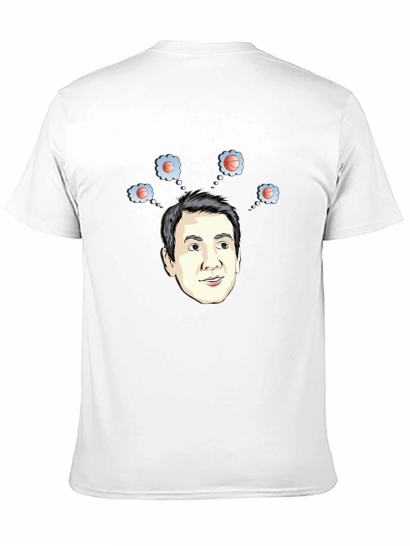 Basketball Dreams T-Shirt - Funny Cartoon Tee