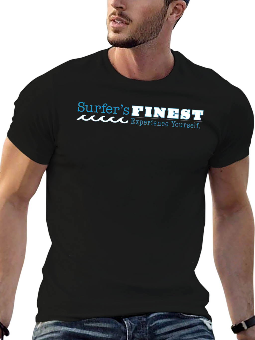 Surfers Finest Black T-Shirt