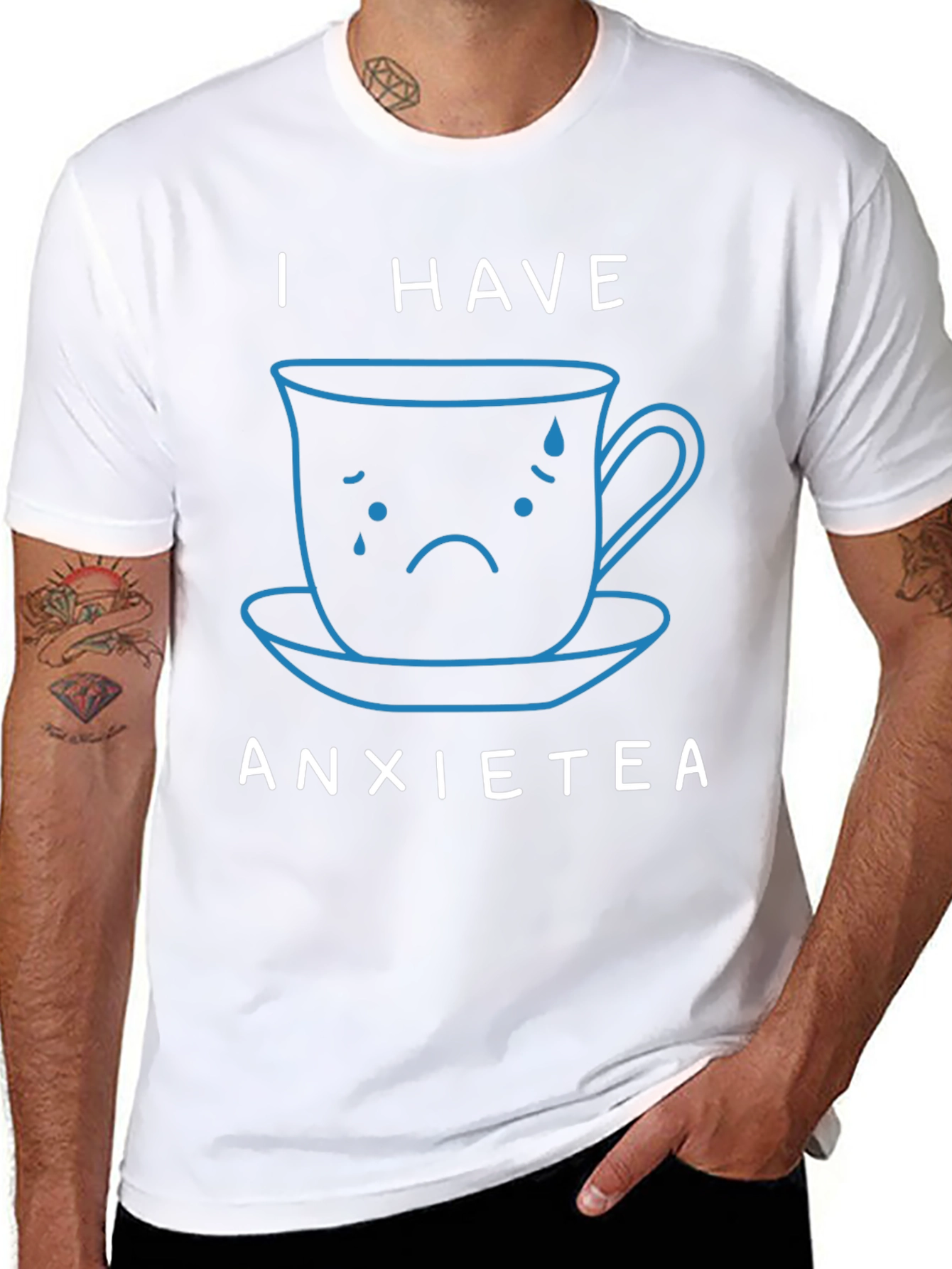 Anxietea T-Shirt - Funny Anxiety Tea Graphic Tee