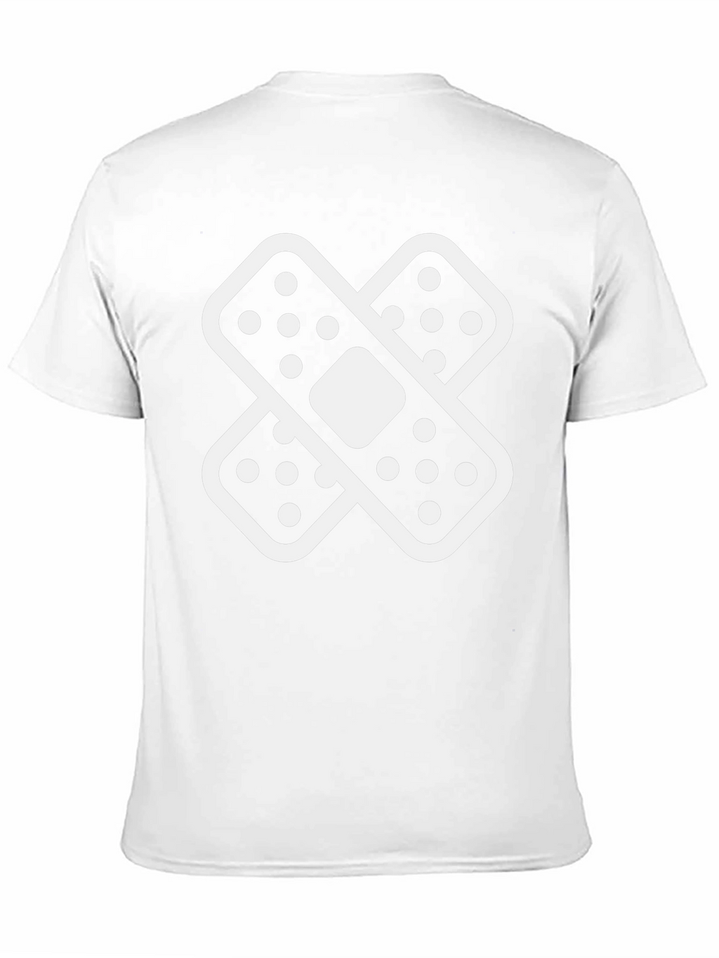 Crossed Bandages Graphic Black T-Shirt