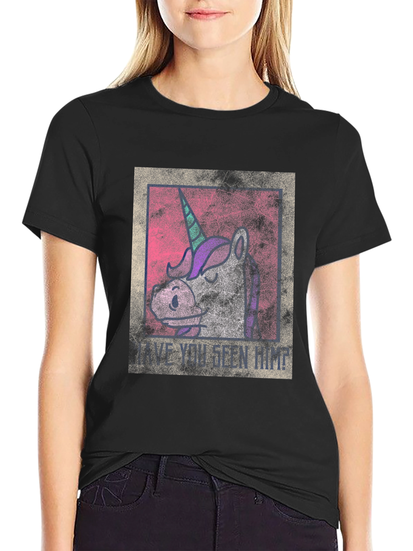 Unicorn Graphic T-Shirt - Have You Seen Him?