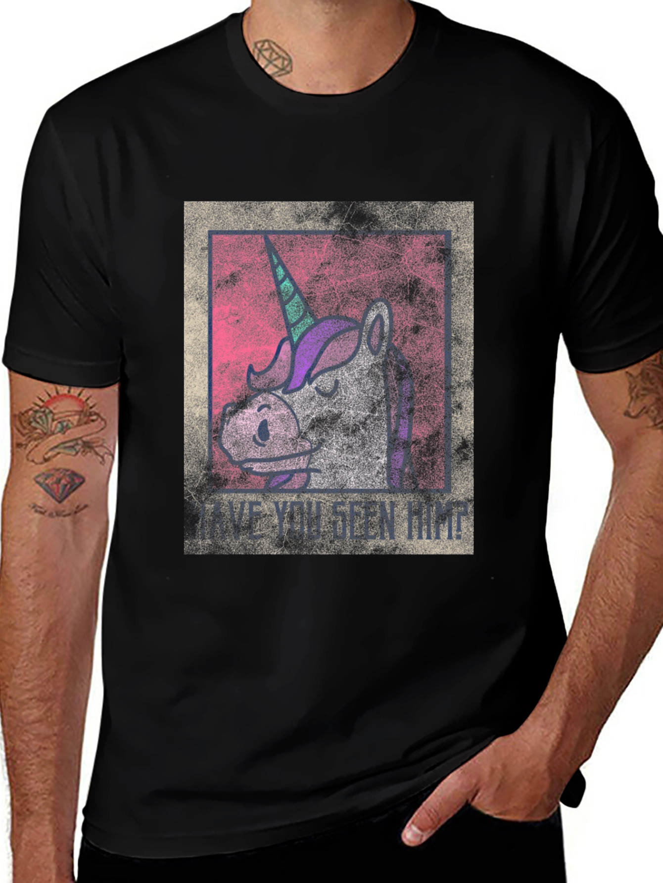 Unicorn Graphic T-Shirt - Have You Seen Him?