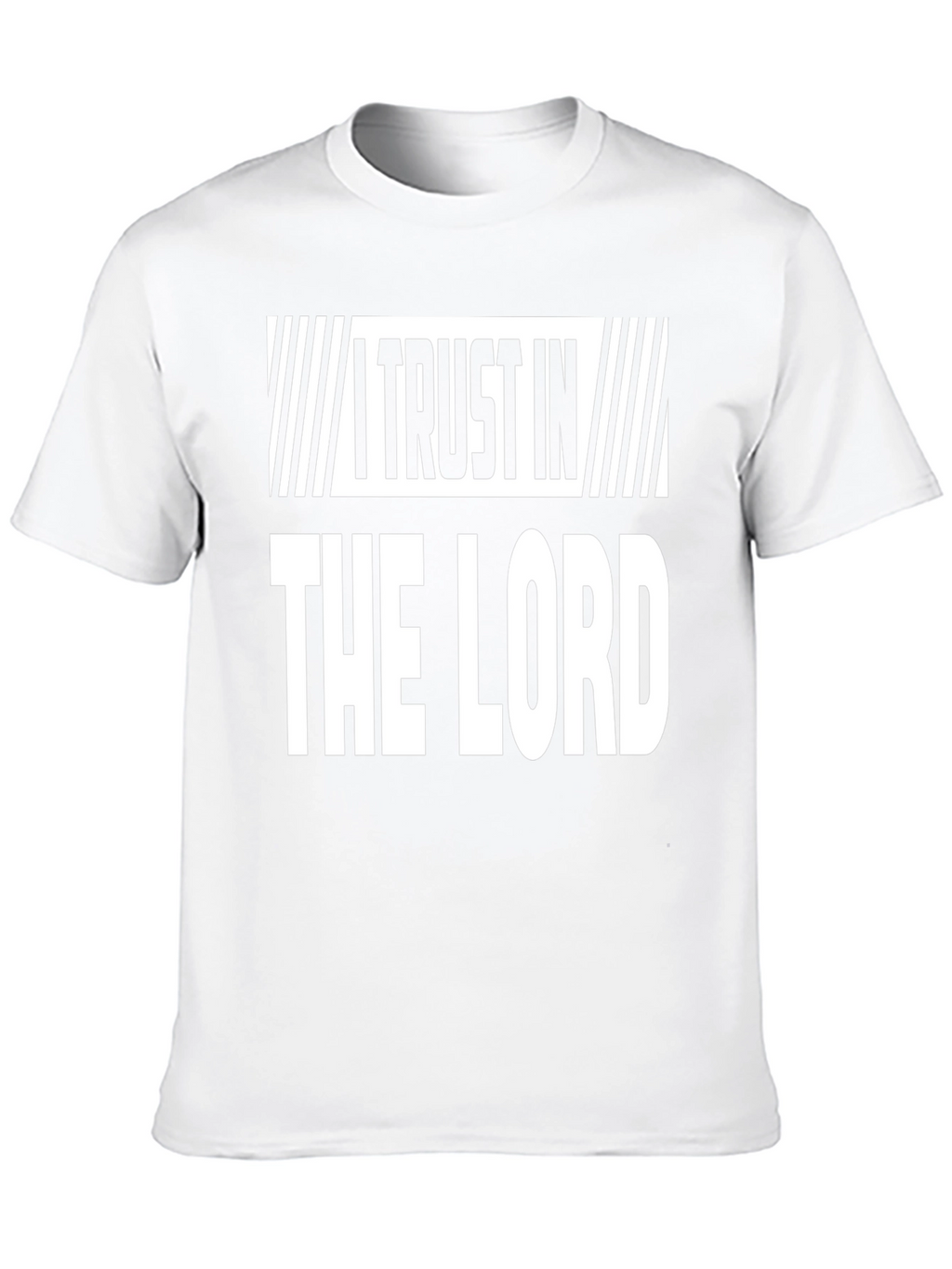 I Trust in the Lord Black Graphic Tee