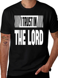 I Trust in the Lord Black Graphic Tee
