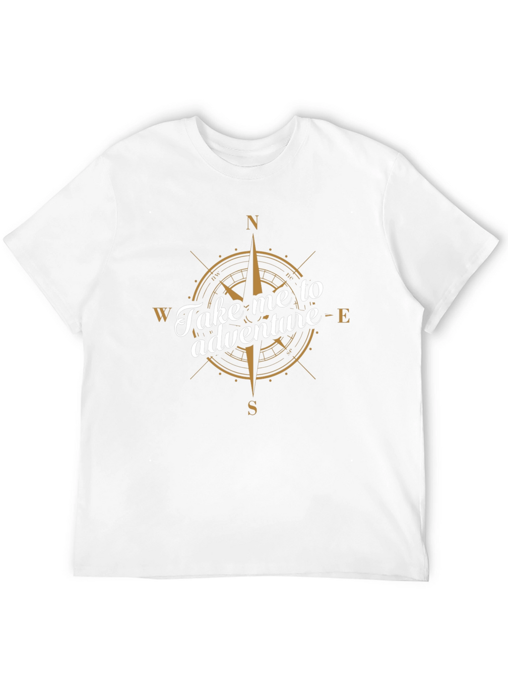 Adventure Awaits: Compass Graphic T-Shirt