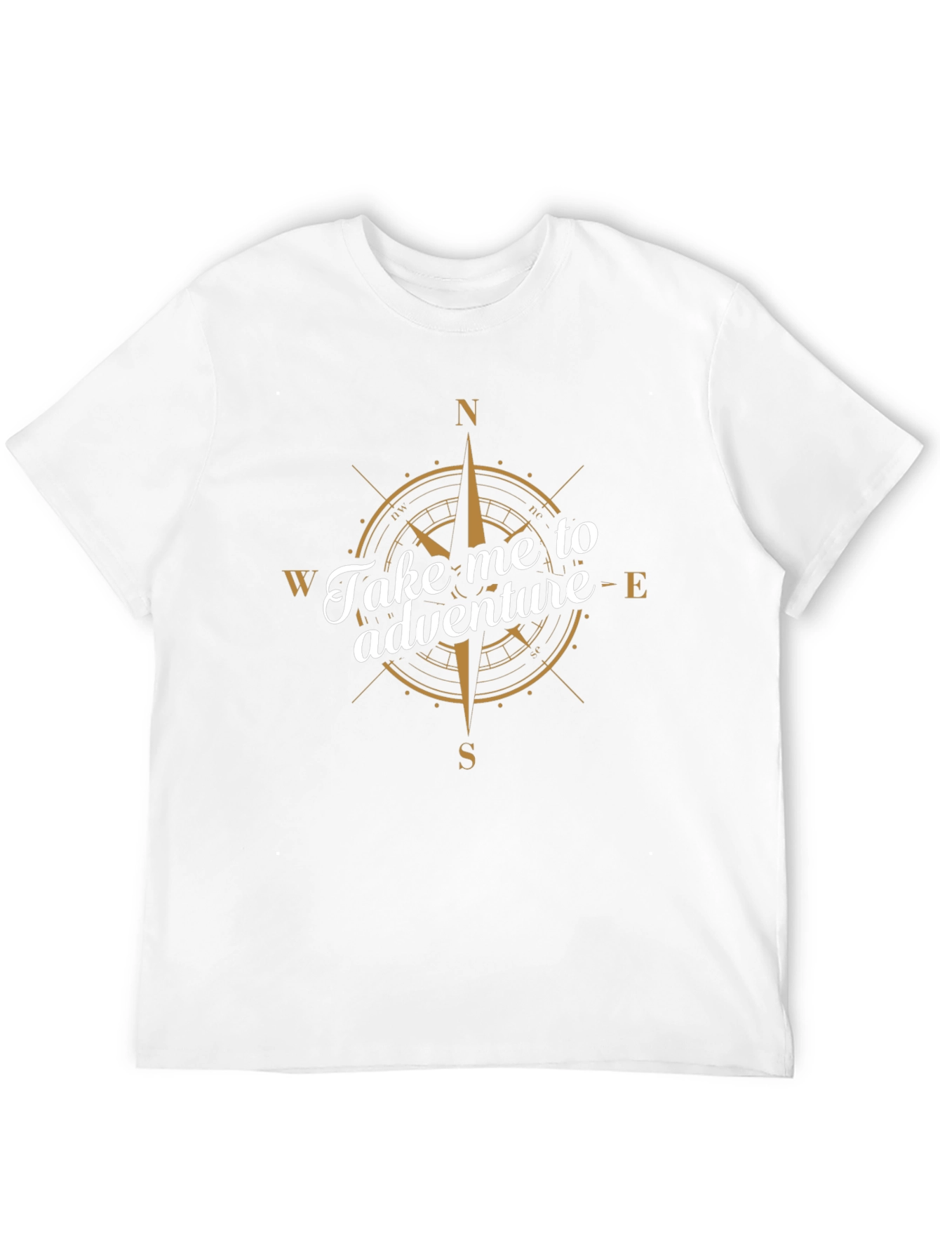 Adventure Awaits: Compass Graphic T-Shirt
