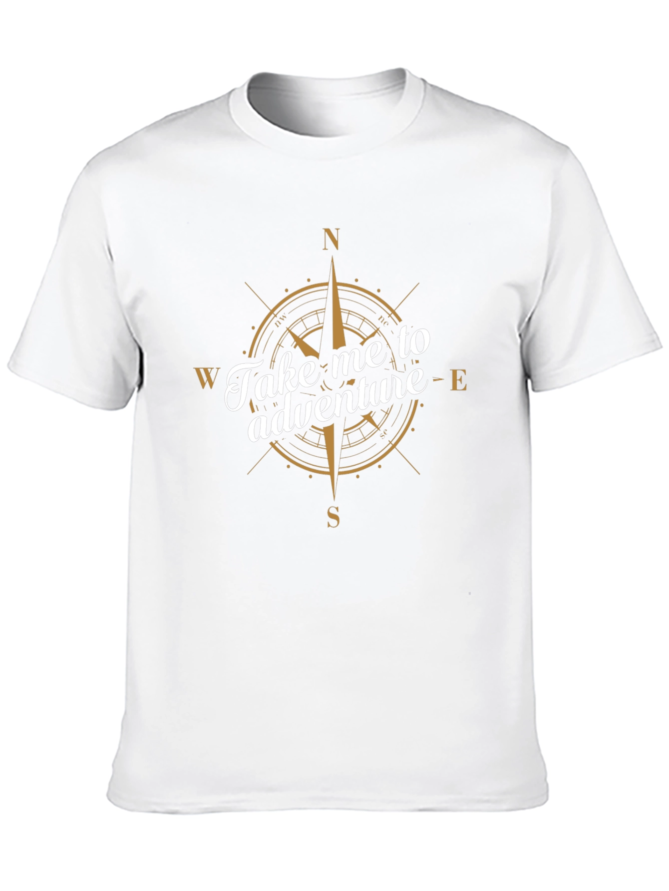 Adventure Awaits: Compass Graphic T-Shirt