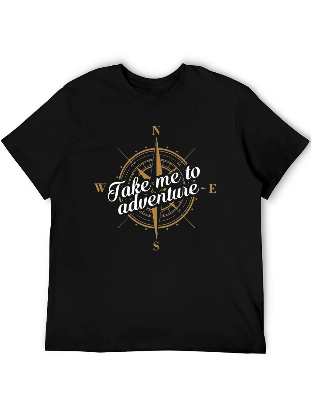Adventure Awaits: Compass Graphic T-Shirt