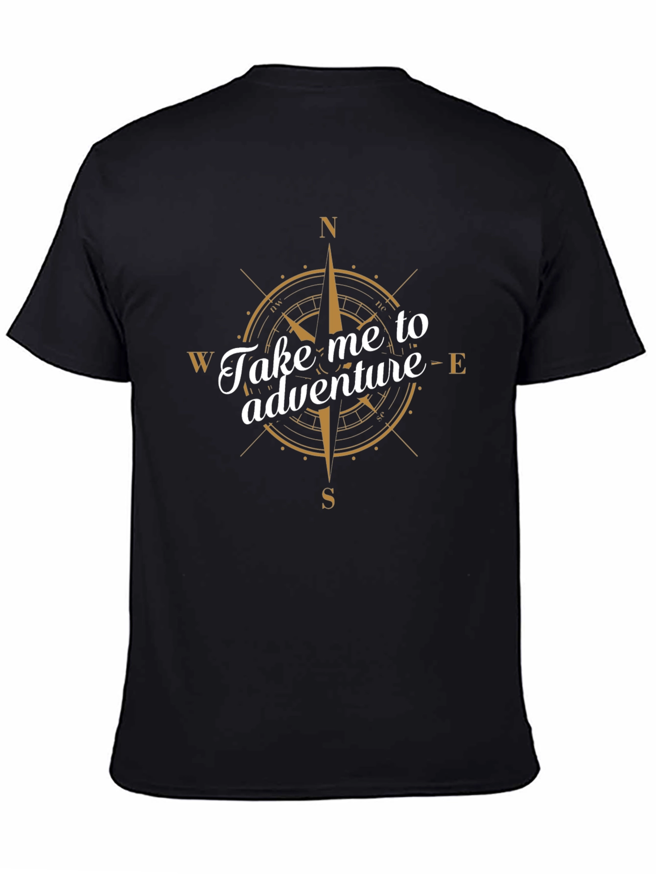 Adventure Awaits: Compass Graphic T-Shirt