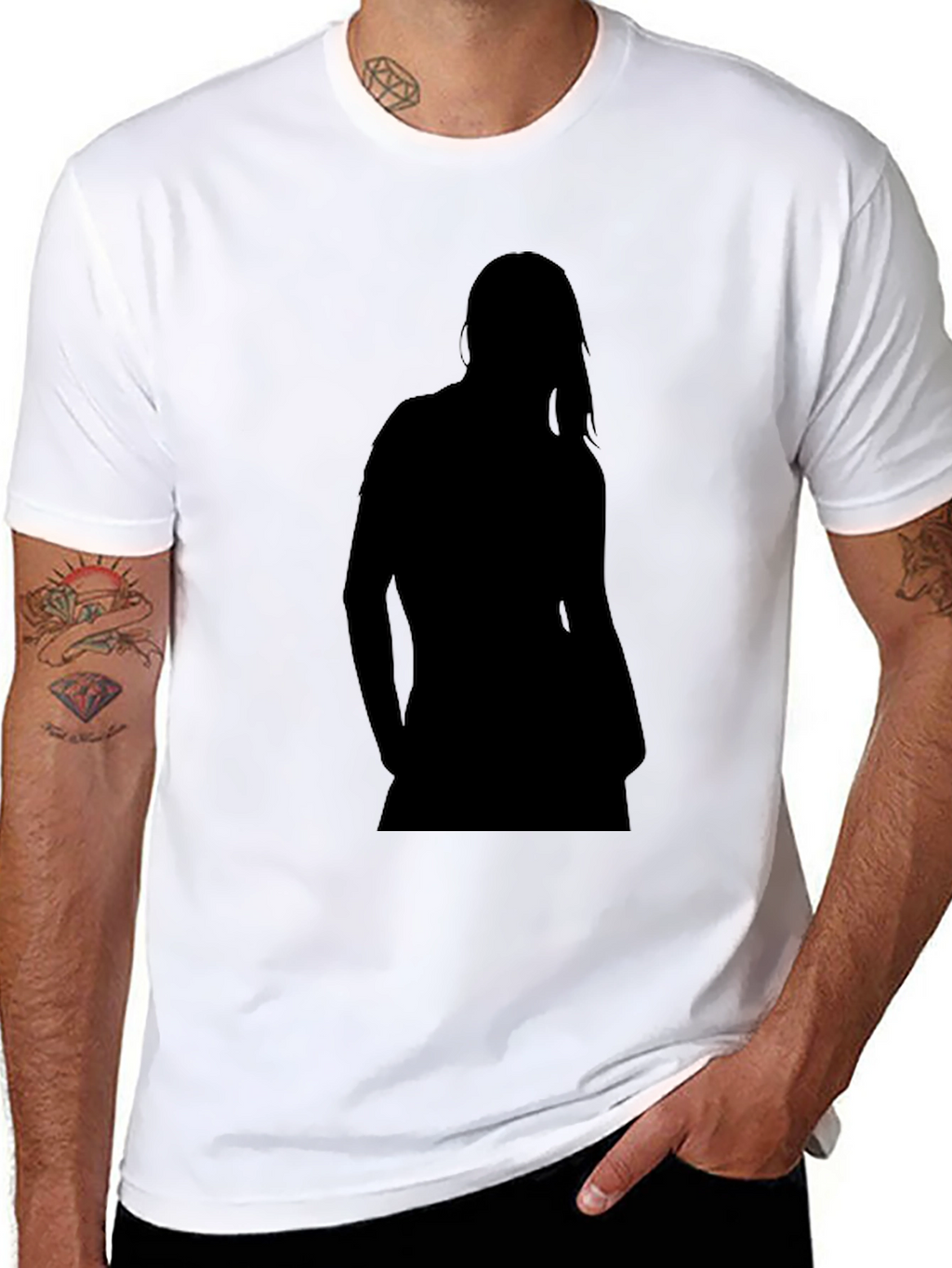 Cool Silhouette Graphic T-Shirt